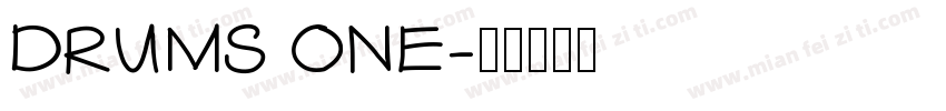 DRUMS ONE字体转换